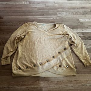 Maurice’s size 2 sweatshirt.  Maurice’s size 2 is probably a 2x.